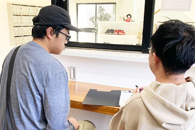 相談の様子の写真