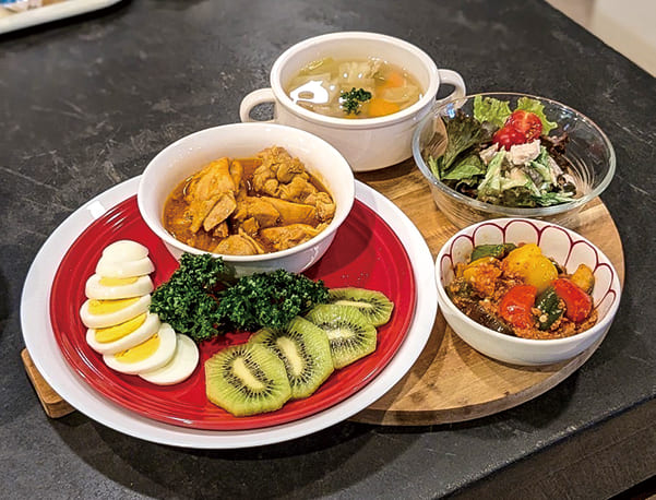 こだわりのお食事の写真